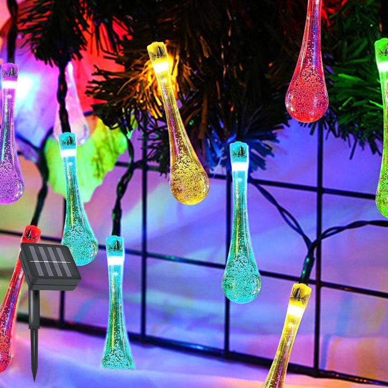 House of Hampton® Elai 21.32" Outdoor LED Solar Powered 30 Bulb Fairy